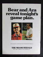 01/1/1975 Orange Bowl Notre Dame vs. Alabama Program 185830