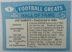 Swell 1988 Football Greats Card Set - Pro Football HOF 25th Anniversary 141631