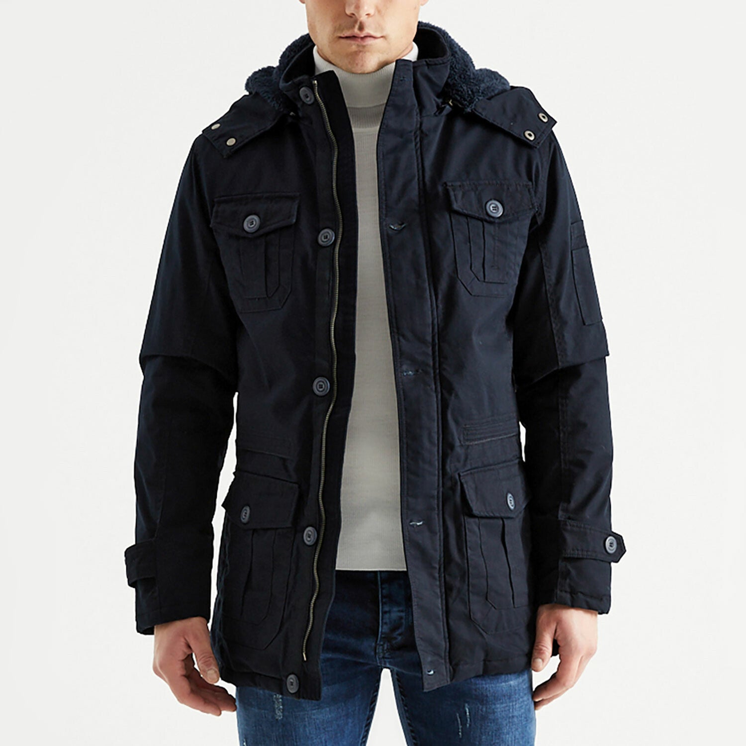 Alex Coat // Navy Blue