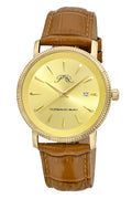 Porsamo Bleu Men's Veritas 2 Genuine Leather Band Watch 1362FVEL