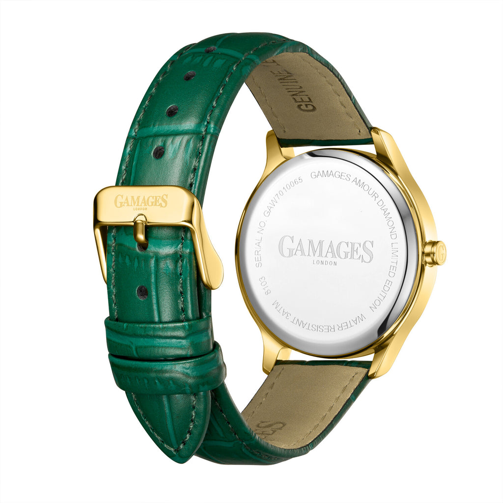 Gamages of London Ladies Amour Diamond Quartz // GAW701