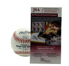 Ryan Howard Phillies Signed/Auto OML Wall of Fame Baseball in Case JSA 165761