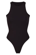 SKIMS Fits Everybody High Neck Bodysuit in Onyx, Size Small
