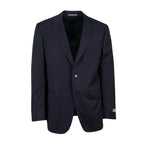 Wool 2 Button Classic Fit Suit  // Black