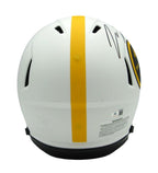 Pat Freiermuth Signed/Inscr Steelers Lunar Auth Full Size Helmet Beckett 161945