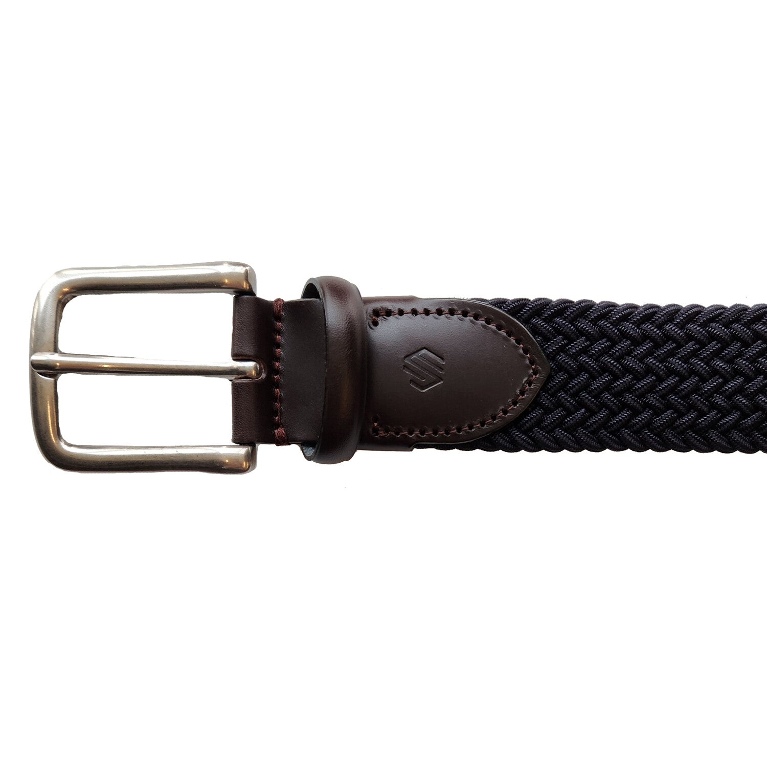 Woven Stretch Belt // Navy