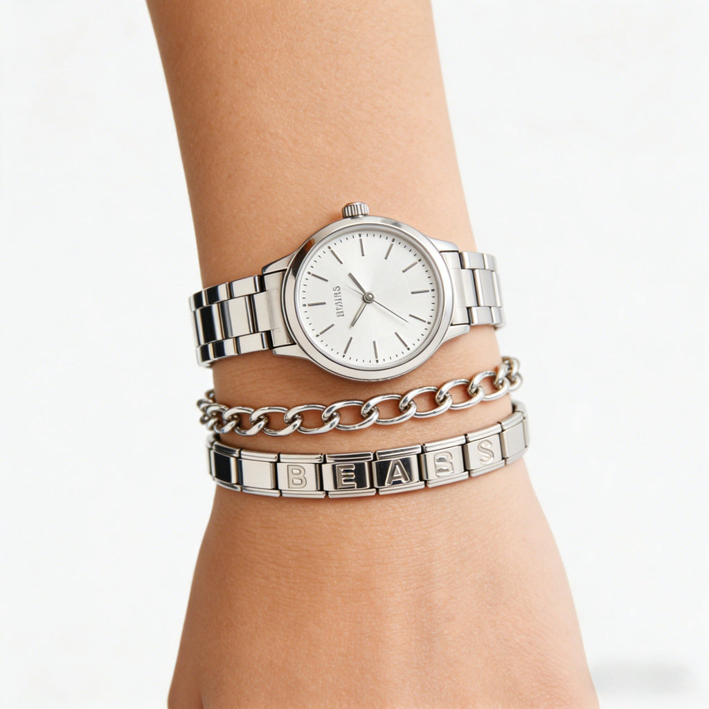 Chicago Bears Italian Charm Bracelet – Perfect Valentine’s Day, Holiday & Any Occasion Gift for Fans