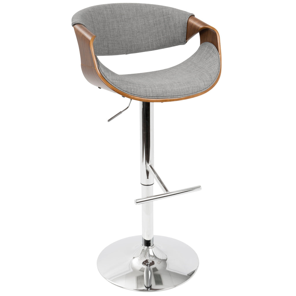 Curvo - Mid Century Modern Adjustable Barstool With Swivel (#2)