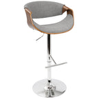 Curvo - Mid Century Modern Adjustable Barstool With Swivel (#2)