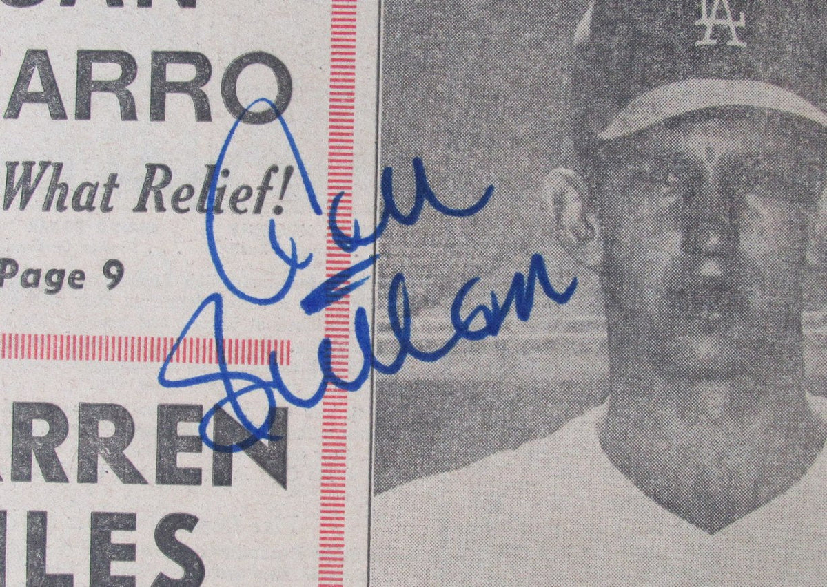 Don Sutton HOF Signed May 14, 1966 The Sporting News Newspaper PSA/DNA 184622