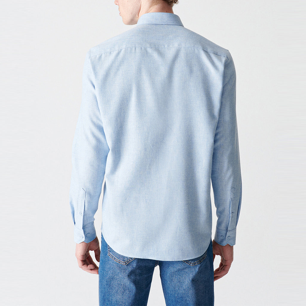 Button-Up Shirt // Light Blue