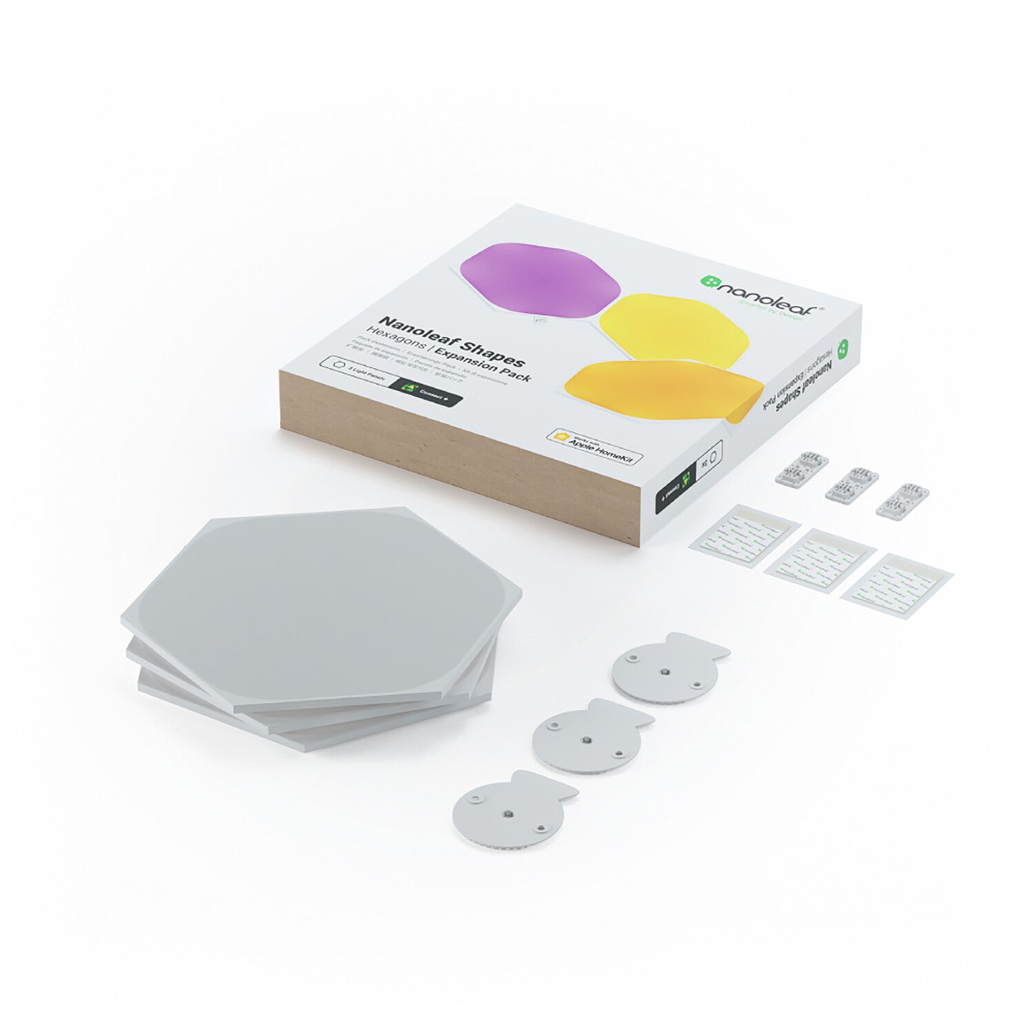 Nanoleaf Shapes // Hexagons Expansion Pack // 3 panels