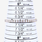10.00 Carat Lab Grown Diamond 14K Yellow Gold Bracelet
