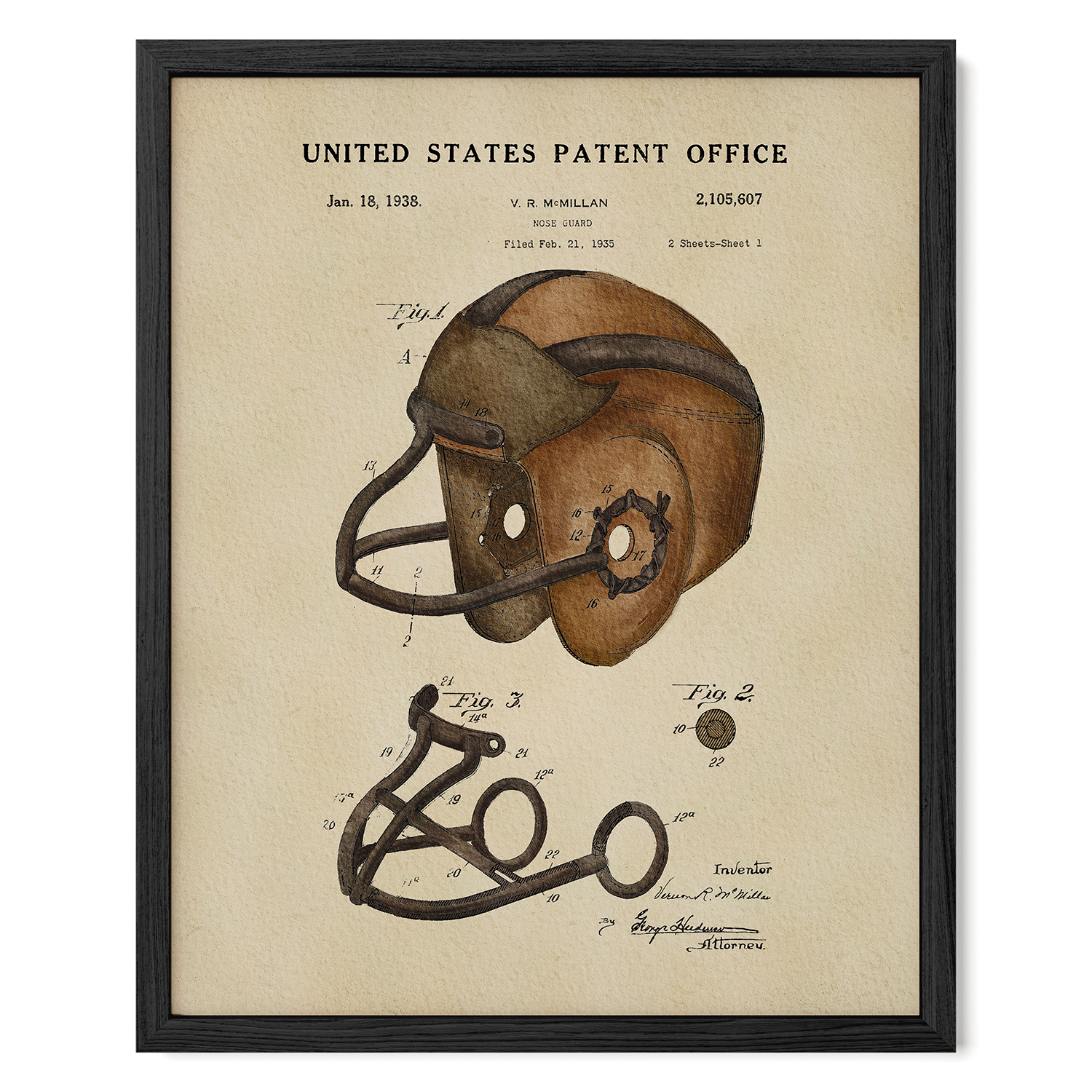 Football Helmet (1938)