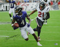 Zay Flowers Autographed 16x20 Photo Baltimore Ravens Beckett 184977