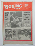 June 3, 1988 Boxing News Magazine Nigel Benn Thomas Hearns