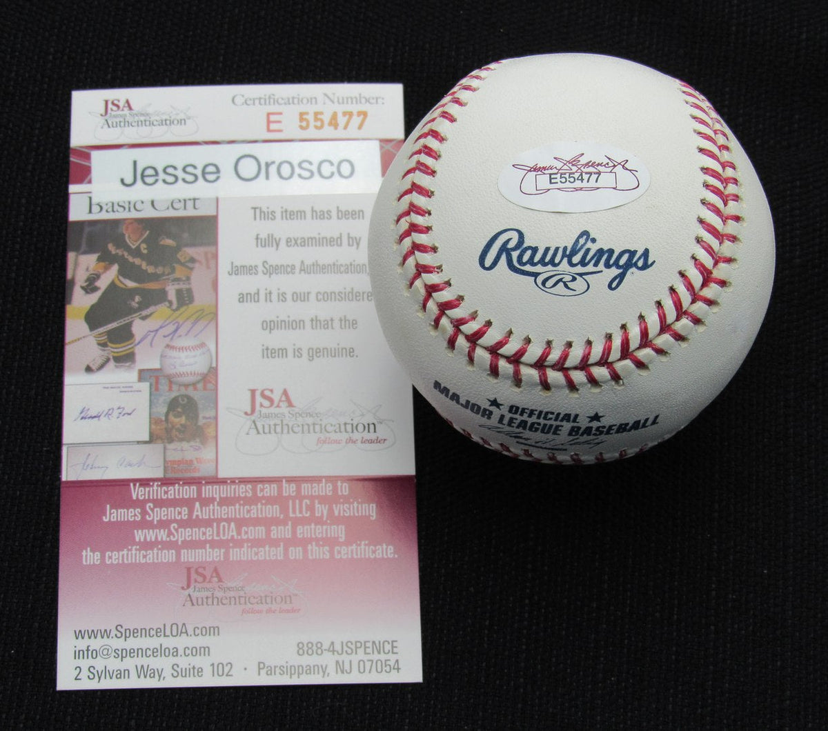 Jesse Orosco Signed/Auto Yankees 100th OML Baseball  186773