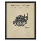 Vintage Car Engine (1930)