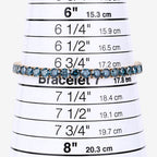 14.33 Carat Genuine Blue Diamond 14K Yellow Gold Bracelet