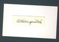 Al Hollingsworth Reds Dodgers Phillies Signed/Autograph Cut 3x5 Index Card