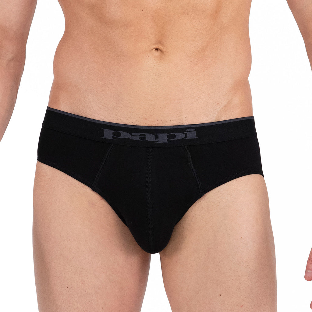 3 Pack Stretch Brief // Black