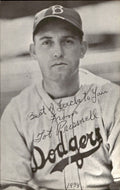 Tot Pressnell Dodgers d. 2001 Signed/Autographed 3x5  Photo 178727