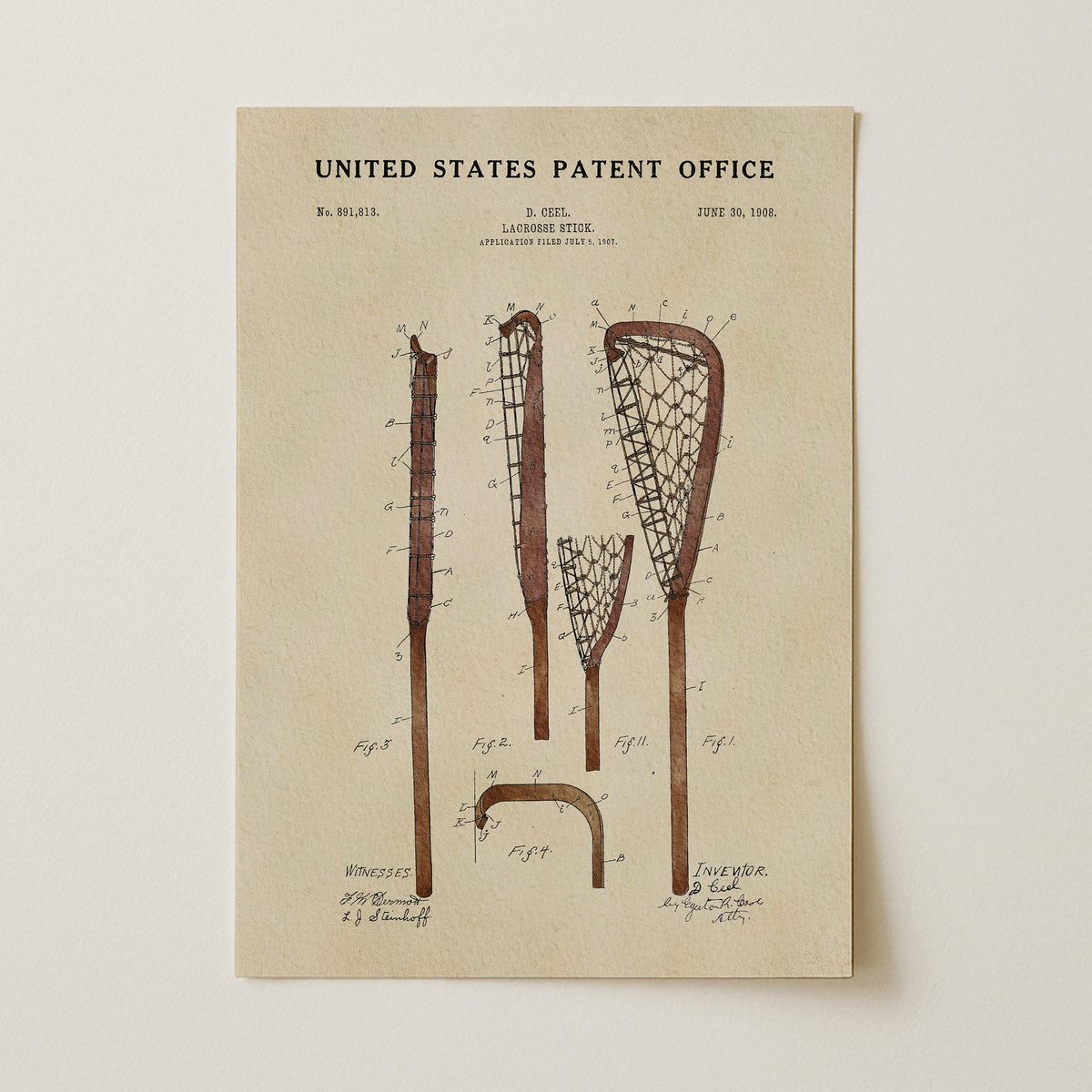 Original Lacrosse Stick (1908)