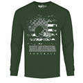Star Spangled Football Long Sleeve Shirt - Philadelphia // Forest Green