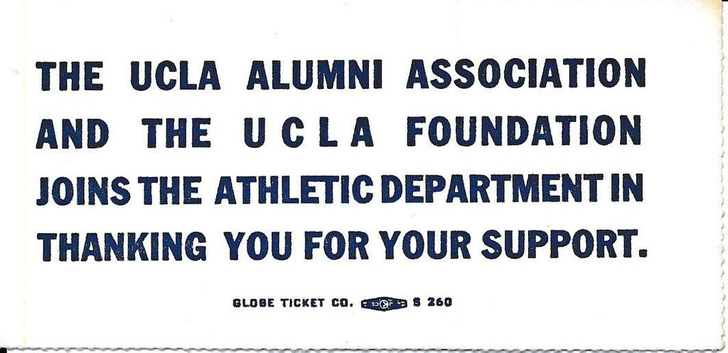 1978 UCLA Bruins vs. University of Oregon Football Game Ticket Stub 148499
