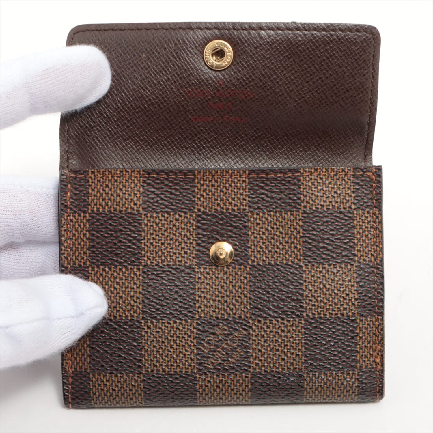 Louis Vuitton Damier Ludlow Coin Case // Brown