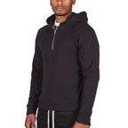 The Lionize Half-Zip Hoodie // Black