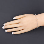 1.83 Carat Genuine Multi Stones .925 Sterling Silver Bracelet