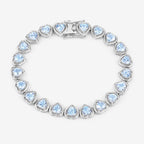 10.50 Carat Genuine Blue Topaz .925 Sterling Silver Bracelet