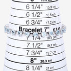11.62 Carat Genuine Blue Topaz and White Diamond .925 Sterling Silver Bracelet