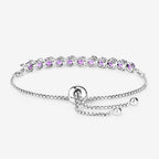 2.64 Carat Genuine Amethyst .925 Sterling Silver Bracelet