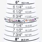 0.88 Carat Genuine Multi Sapphire .925 Sterling Silver Bracelet
