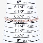 1.35 Carat Genuine Morganite .925 Sterling Silver Bracelet