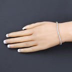 5.10 Carat Lab Grown Diamond 14K White Gold Bracelet