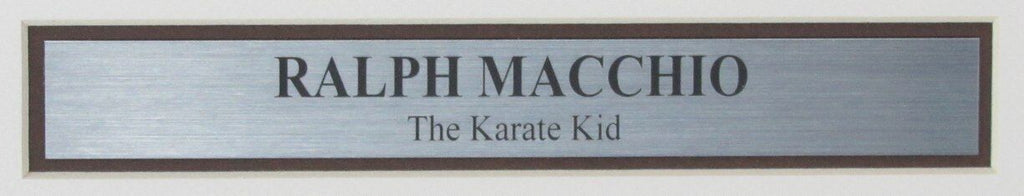 Ralph Macchio Autographed 11x14 Photo "The Karate Kid" Framed JSA 175950