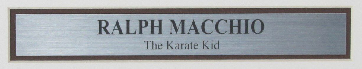 Ralph Macchio Autographed 11x14 Photo "The Karate Kid" Framed JSA 175950