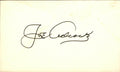 Joe Adcock Milwaukee Braves d.1999  Signed/Autographed 3x5 Index Card 162544
