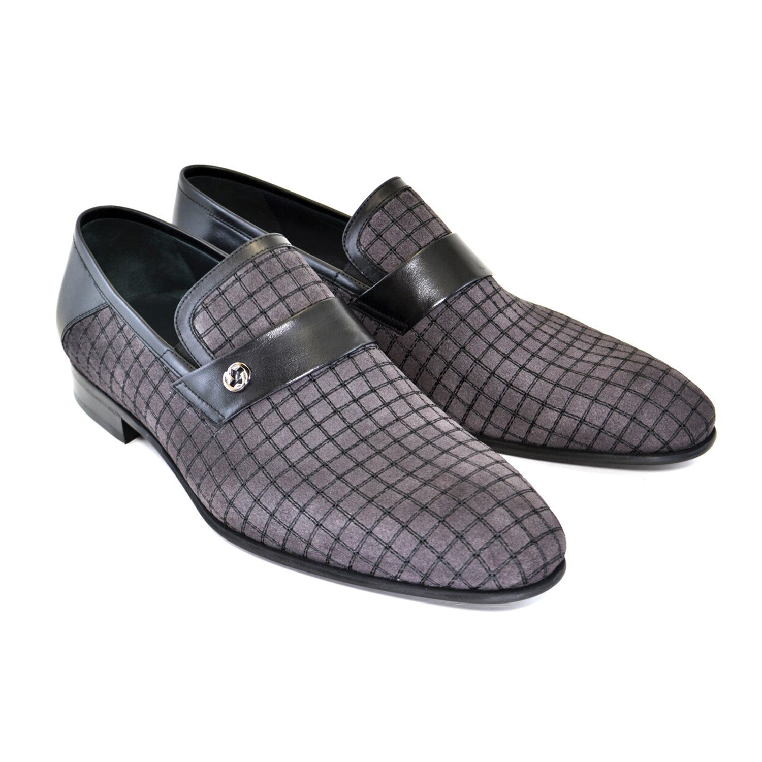 Suede Loafer // Gray