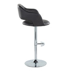 Margarite - Contemporary Ajustable Barstool With Swivel (Set of 2)