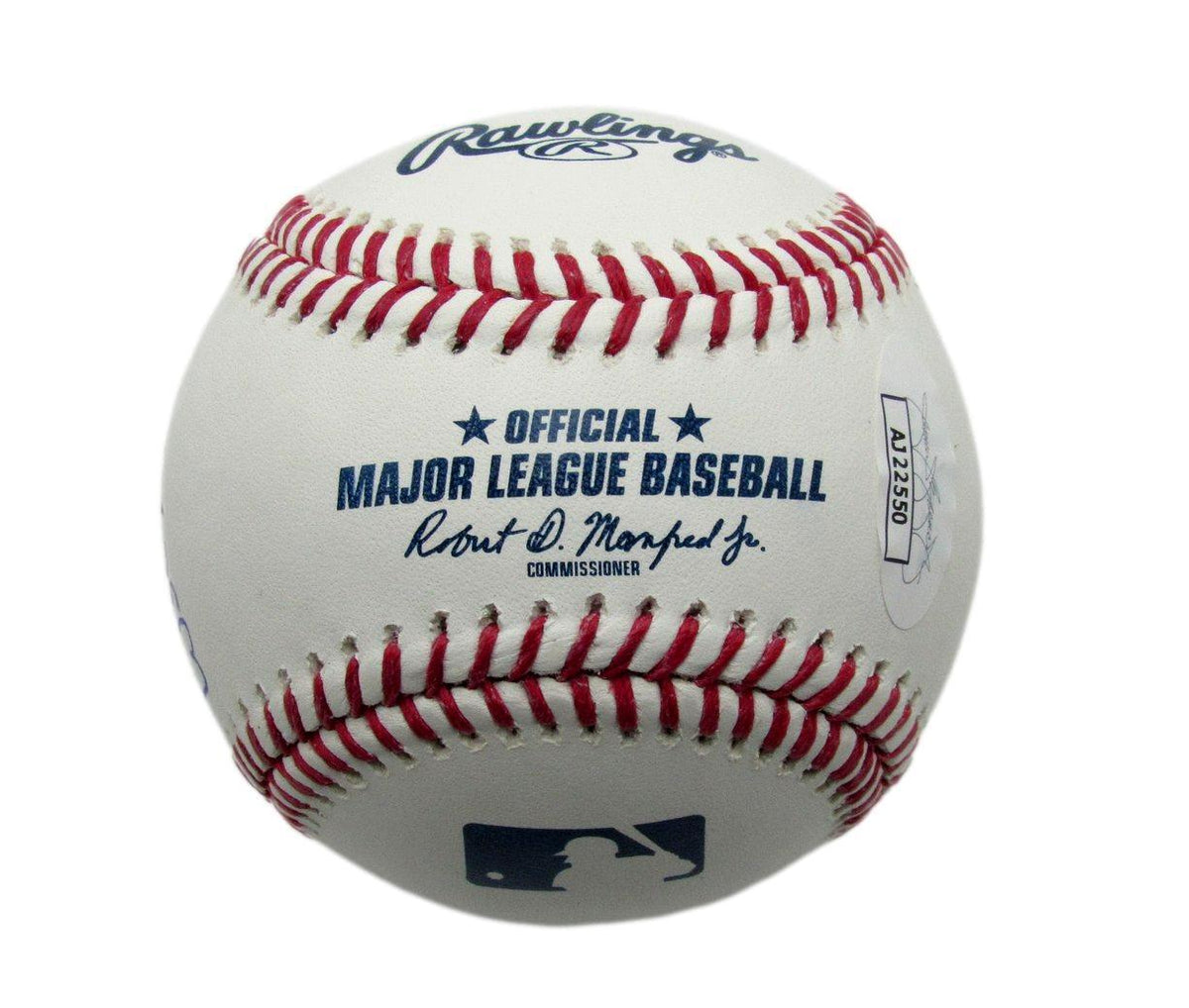 Denny McLain Autographed/Inscribed Multi Stat OML Baseball   Tigers JSA 177783