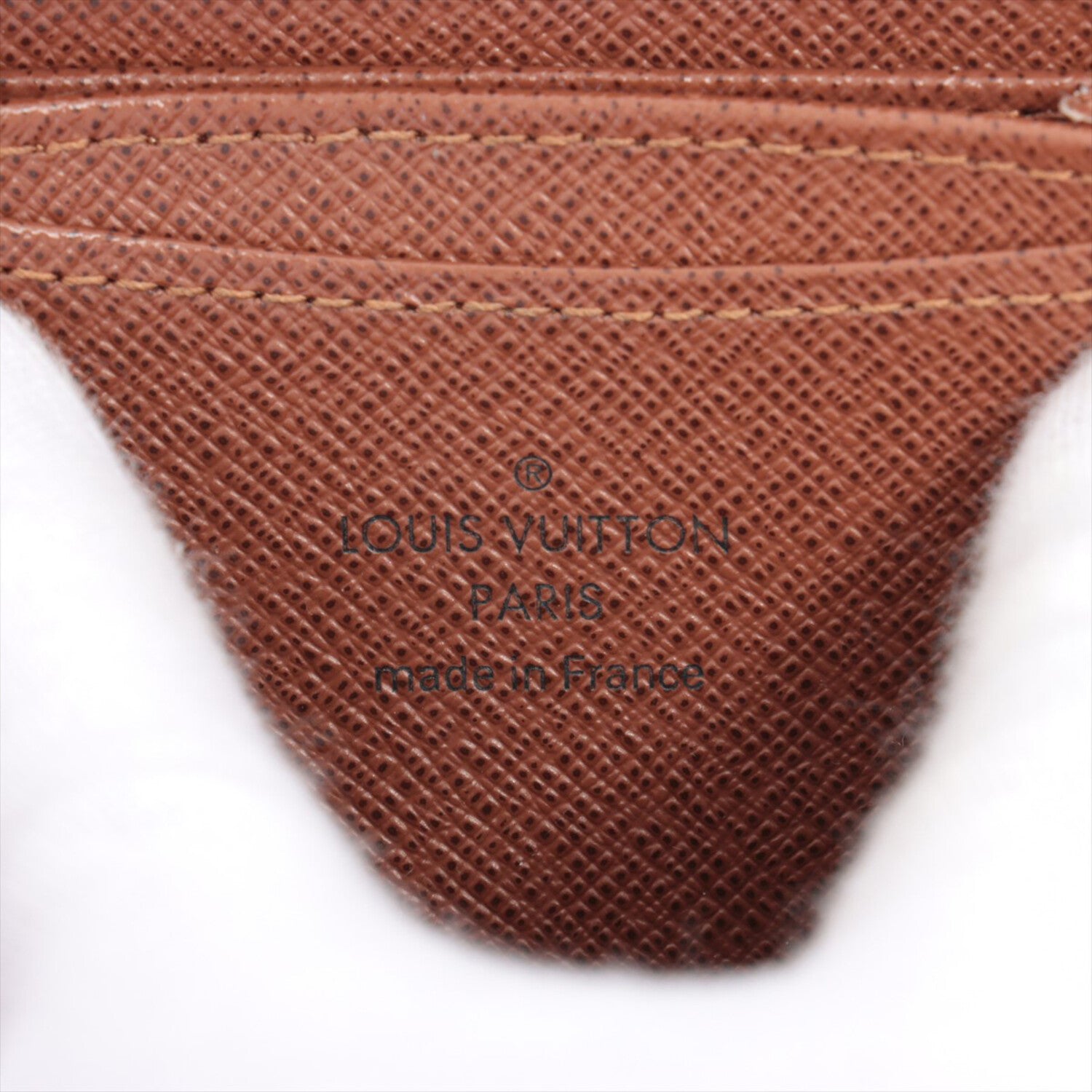 Louis Vuitton Monogram Zippy Coin Case // Brown