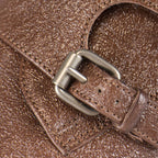 Women's Leather Double Monkstrap // Brown