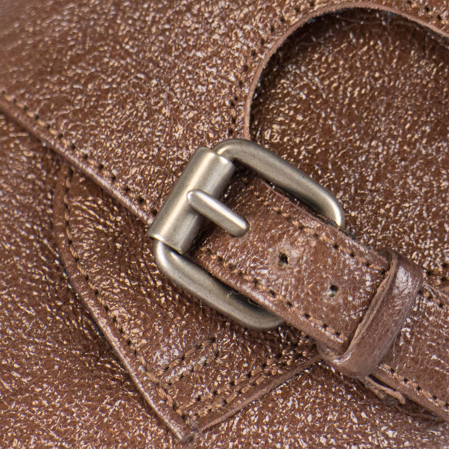Women's Leather Double Monkstrap // Brown