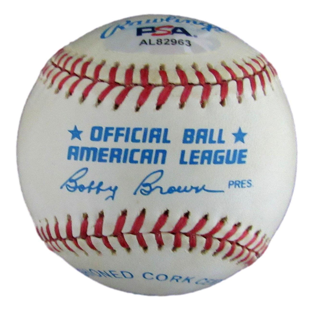 Scott Erickson Autographed Rawlings OAL Baseball Orioles PSA/DNA 176939