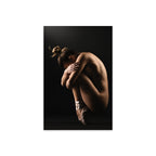 Nude Ballerina Ballet Dancer With Tutu Dress And Shoes XXII Print // Alessandro Della Torre