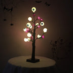 Halloween LED Ghost Eyeball Tree Light Halloween Decoration For Home Decor Desktop Spooky Desk Lamp Horror Night Lights Ornament